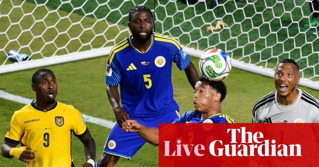 Curaçao holds Ecuador to goalless draw in 2026 World Cup qualifying (Photo by: co.uk)