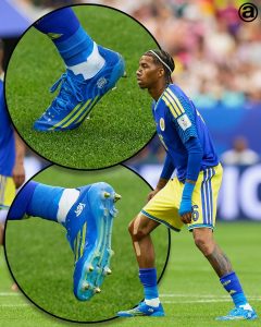 Curaçao player's boot and kit combination draws attention ahead of 2026 World Cup (Photo by: footyheadlines.com)