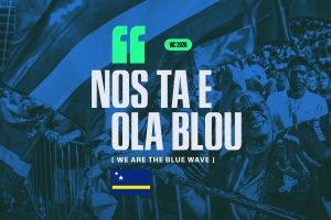 Curaçao's 'Blue Wave' draws international attention for blend of sporting ambition and island pride (Photo by: nyt.com)