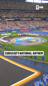 Curaçao's national anthem heard at FIFA World Cup for the first time in history (Photo by: foxsports.com)