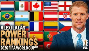 FOX Sports releases power rankings for all 48 nations competing at the 2026 FIFA World Cup (Photo by: foxsports.com)