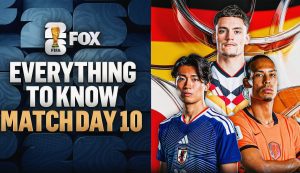 Germany, Netherlands and Japan Among Nations Scheduled for World Cup Match Day 10 (Photo by: foxsports.com)