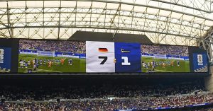 Germany defeats Curaçao 7-1, reportedly surpassing Brazil's record (Photo by: bavarianfootballworks.com)