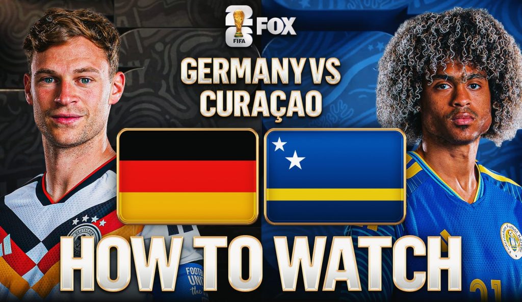 Germany face Curaçao in FIFA World Cup 2026 group stage opener on Sunday (Photo by: foxsports.com)