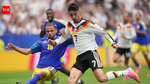 Germany set World Cup record with seven-goal victory, surpassing Brazil in historical standings (Photo by: toiimg.com)