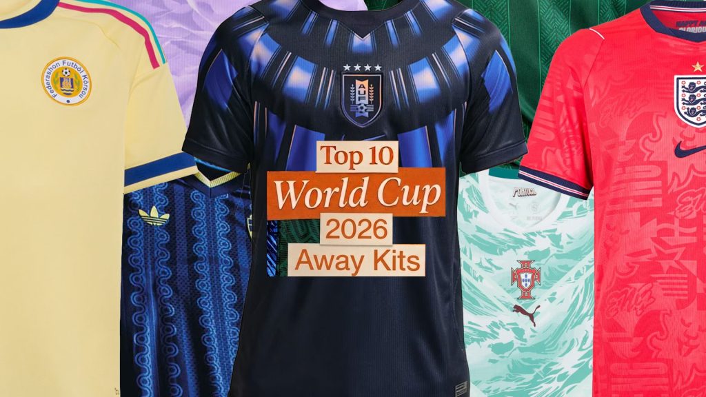 Goal.com publishes overview of ten World Cup 2026 away kits and retail options (Photo by: goal.com)