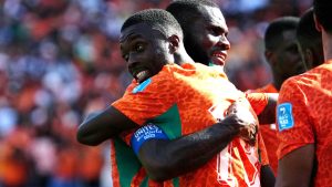 Ivory Coast secures knockout stage berth with victory over Curacao; Pepe scores twice (Photo by: usatoday.com)