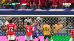 Australia forces extra time against Egypt at 2026 FIFA World Cup following Beach's reaction save (Photo by: foxsports.com)