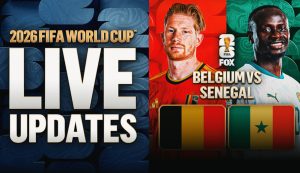 Belgium and Senegal meet in FIFA World Cup group stage fixture (Photo by: foxsports.com)