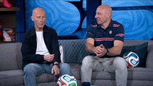 Bradley and Guzan present their all-time top five USA Men's World Cup moments via FOX Sports (Photo by: foxsports.com)