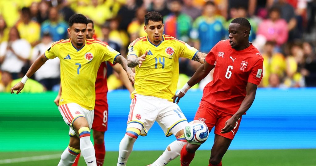Colombia and Switzerland compete for final quarter-final spot at FIFA World Cup (Photo by: ad.nl)