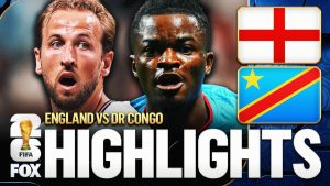 England defeat DR Congo 2-1 in Round of 32 at 2026 FIFA World Cup (Photo by: foxsports.com)