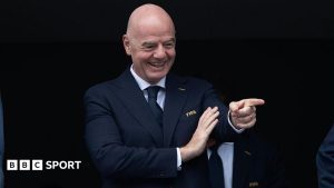 FIFA President Infantino faces scrutiny over Balogun affair ahead of 2026 World Cup (Photo by: co.uk)