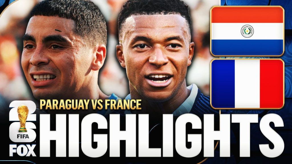France advance to 2026 FIFA World Cup quarter-finals on Mbappé penalty against Paraguay (Photo by: foxsports.com)