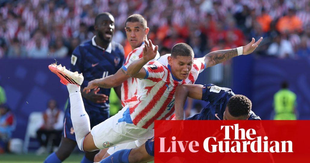 France face Paraguay in FIFA World Cup round of sixteen (Photo by: co.uk)