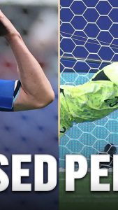 Messi Penalty Saved by Egypt Goalkeeper Shobeir as Argentina Trail at Half-Time (Photo by: foxsports.com)