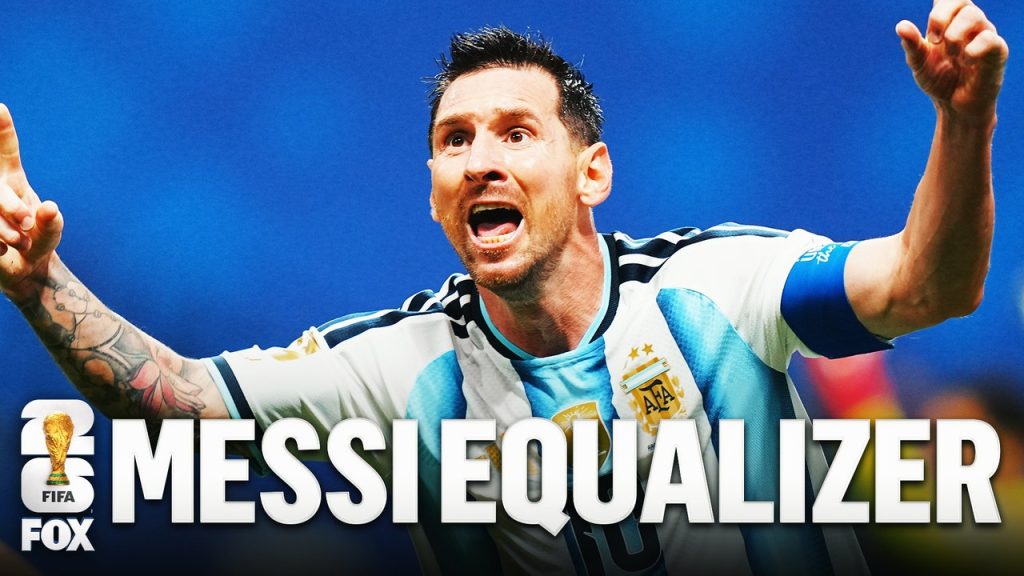 Messi Scores Equalizer for Argentina Against Egypt in World Cup Qualifier (Photo by: foxsports.com)