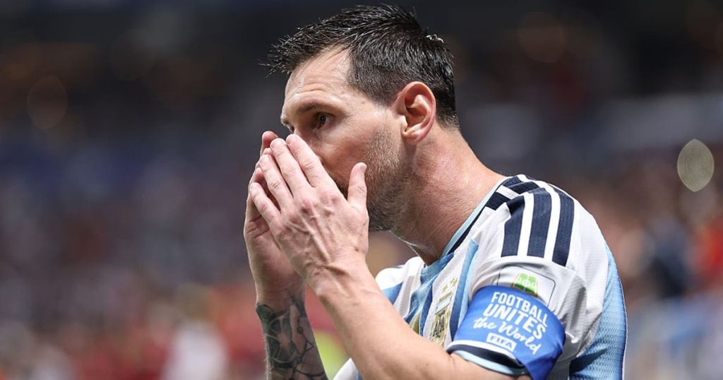 Messi penalty saved by Shobeir as Argentina trail Egypt in 2026 FIFA World Cup round of 16 (Photo by: theathletic.com)