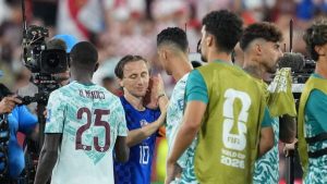 Modrić (40) exits fifth World Cup after Croatia's elimination; Ronaldo (41) extends caps record (Photo by: limburger.nl)
