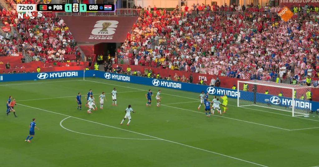 NOS broadcasts second half of FIFA World Cup 2026 match between Portugal and Croatia on NPO (Photo by: npo.nl)