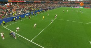 Second Half of France vs. Spain: Score After 45 Minutes (Photo by: npo.nl)