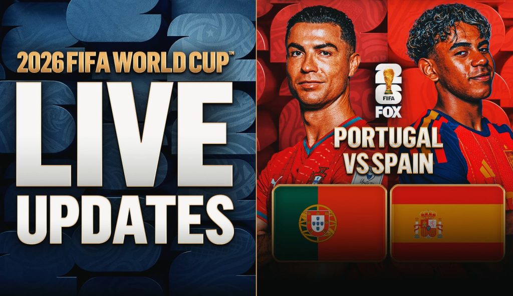 Spain and Portugal Meet in FIFA World Cup 2026 Round of 16 (Photo by: foxsports.com)