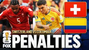 Switzerland and Colombia settle 2026 FIFA World Cup Round of 16 tie via penalty shootout (Photo by: foxsports.com)
