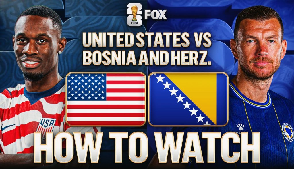 USA takes 1-0 lead over Bosnia-Herzegovina in 2026 World Cup qualifier (Photo by: foxsports.com)