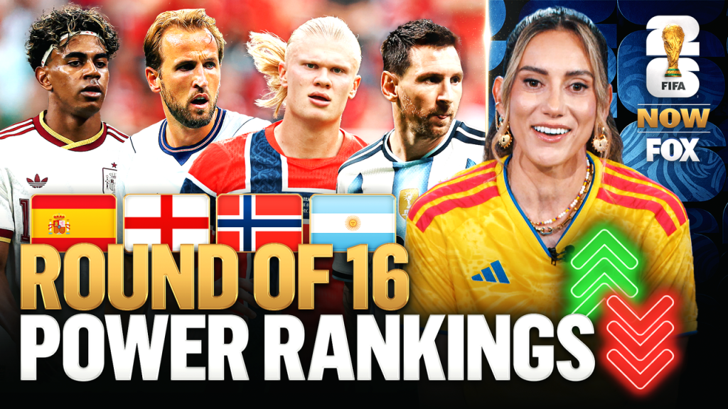 World Cup Round of 16: Power Rankings published by FOX Sports (Photo by: foxsports.com)