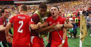 World Cup football: Colombia and Switzerland proceed to penalty shootout after draw (Photo by: ad.nl)