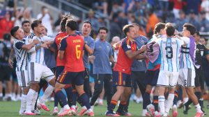 FIFA imposes suspensions on Argentina players following World Cup Final incident (Photo by: brightspotcdn.com)