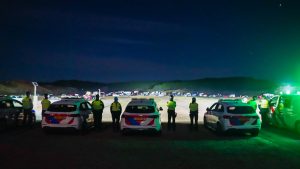 Police end illegal rave party attended by hundreds of people (Photo by: 112nieuws.net)